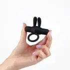 Wonka Vibrating Cockring with Bullet – Black — Photo 6