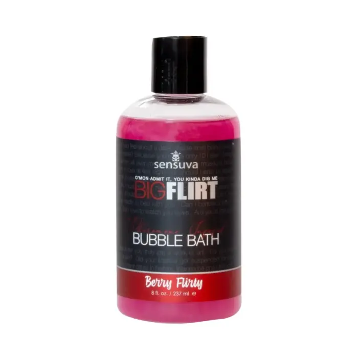 Sensuva Big Flirt пена для ванны с феромонами Berry Flirty – 237 мл