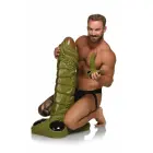 XR Brands Giant Scaly Swamp – milzu dildo skulptūra – zaļa – 90 cm — Foto 10