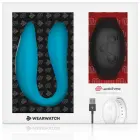 Wearwatch Dual Technology porų vibratorius su WatchMe nuotolinio valdymo laikrodžiu – indigo/anglies juoda — Nuotrauka 7