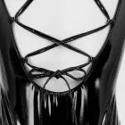 Wetlook Deep-V Bodysuit with Halter Neck – L/XL – Black — Photo 5