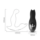 Bat King Rotating Vibrating Prostate Massager with Remote Control – 13.2 cm (5.2″) – Black — Photo 4