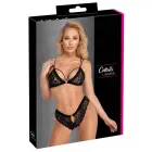 Cottelli Lingerie mežģīņu krūštura un biksīšu komplekts – melns – M — Foto 1