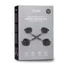 Hog-tie набор фиксаторов с манжетами для рук и ног – чёрный — Фото 1