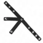 Kink Adjustable Leather Divider Ring – Black — Photo 4