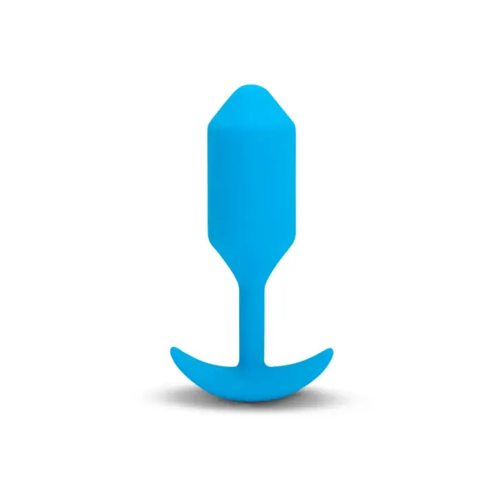 b-Vibe вибрирующая анальная пробка Snug Plug 3 – 13.8 cm (5.4″) – Синий