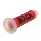 BITCH silikona dildo – 18.5 cm (7.3″) – Sarkans — Foto 3