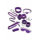 Whipsmart Fuzzy Collection 12-Piece Adjustable Bondage Kit – чёрный — Фото 2