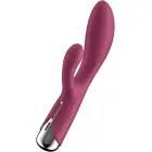 Satisfyer Spinning Rabbit 1 rotējošs truša vibrators – 18 cm – sarkans — Foto 1