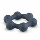 Boners Hexagon Silicone Ring with Integrated Steel Elements – Black — Photo 7
