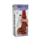 Dildo su apyvarpe Squirting – 22 cm (8.7″) – ruda — Nuotrauka 2