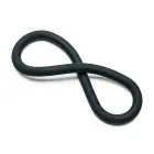 Силиконовое кольцо Hefty Wrap – кольцо для члена – 30.5 cm (12″) – черный — Фото 3