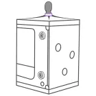 Secret Dome Scandale BDSM rotaļu kabīne – violeta Foto 16