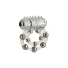 Maximus Enhancement Ring with 10 Stroker Beads – Clear — Photo 1