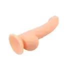 Navigato - Reālistisks dildo ar piesūcekni – 22 cm (8.7″) – Miesas krāsa — Foto 4