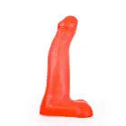 All Black Realistic Dildo with Balls – 20–23 cm — Photo 6