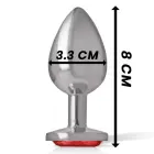Intense Metal Plug M – 8 cm – Red — Photo 4