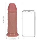 Очень толстый прямой дилдо – 20.3 cm (8″) – телесный — Фото 5