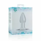 Glas Crystal Clear – smooth glass anal plug – M – 3.9 cm — Photo 4