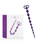 INTENSE Jaiden lanksčios silikoninės analinės karoliukų grandinėlės – 34 cm – Violetinė — Nuotrauka 1