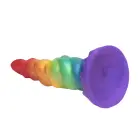 Magic Rider - Unicorn Silicone Dildo – 17 cm (6.8″) – Rainbow — Photo 4
