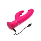 Reālistisks dubultais truša vibrators – rozā — Foto 6