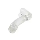 Stikla dildo – 17 cm (6.7″) – Gluds — Foto 8