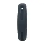 Classic Grooved Silicone Cock and Ball Ring – Black — Photo 5