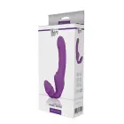 VIBES OF LOVE Double Dipper strap-on vibraator – lilla — Foto 1