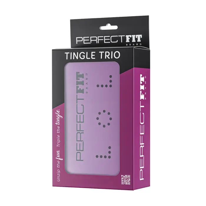 LOL Tingle Trio – 3-vibe play set with vibrating brush – purple/black