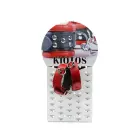 Leather Handcuffs Mini O-Ring – Red — Photo 7