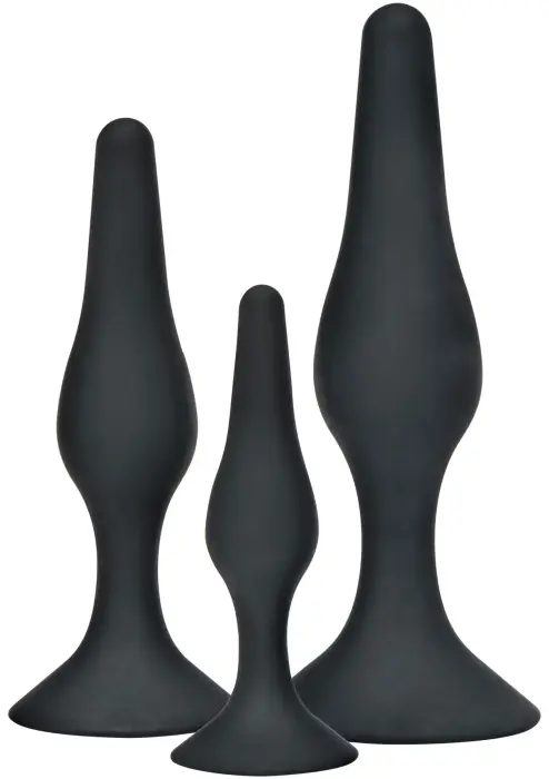 Curvy Companions 3 dildo rinkinys – Juodas
