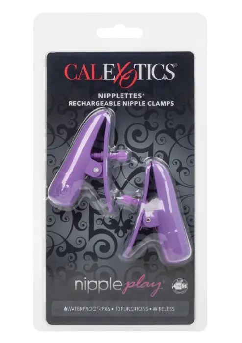 Nipplettes uzlādējamās knupīšu skavas – violetas Foto 3