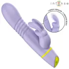 INTENSE Helen Rabbit System vibrators ar kustību – 18 cm (7″) – rozā — Foto 5
