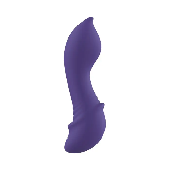 Teazers Curling Mini Vibrator – 17.4 cm (6.85″) – Midnight Violet Photo