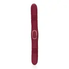 Loveline divpusējs stumšanas vibrators – sarkans — Foto 4