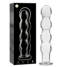 Ibiza Nebula Series Model 10 stikla dildo – 16.5 cm (6.5″) – Caurspīdīgs — Foto 1
