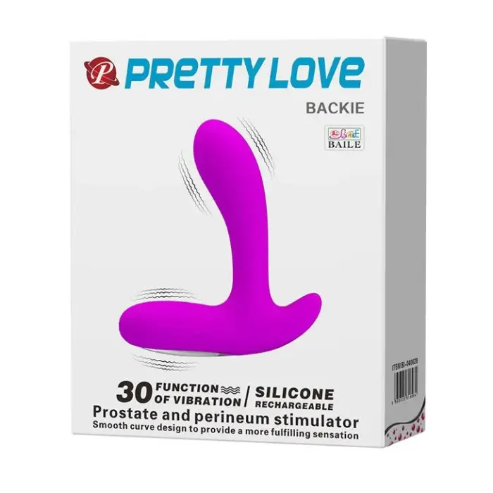 PRETTY LOVE Backie вибрирующий стимулятор простаты – Фиолетовый