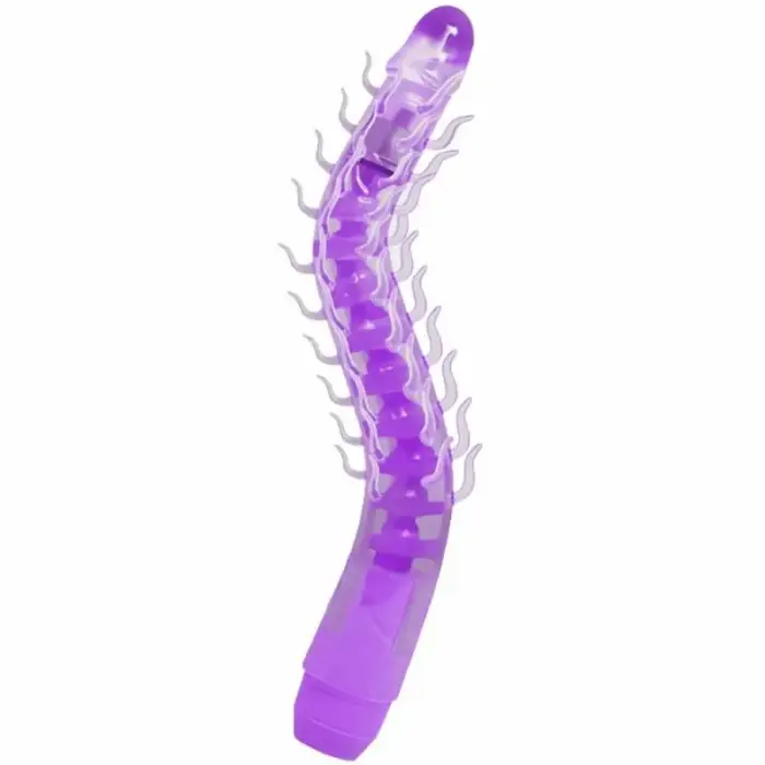 Гибкий вибраator BAILE FLEXI VIBE Sensual Spine – 23.5 см (9.25″) – фиолетовый