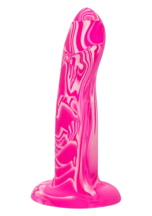 Twisted Love savīts dildo – 15 cm (6″) – Rozā