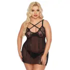 Cornelia chemise – black – XXL — Photo 2