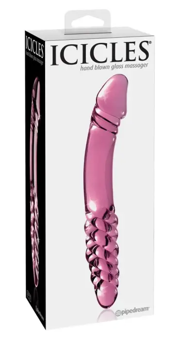 Icicles No. 57 Roosa dildo – 12 cm (4.7″)