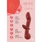 AMOUR Flexible G-Spot Duo Vibe Loulou силикон перезаряжаемый розовый – 21,7 см — Фото 5