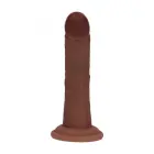 Dual Density Curved Realistic Vibrator – 15.5 cm (6″) – Brown — Photo 2