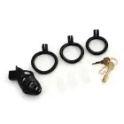 Sevanda Black Plastic Chastity Cage — Photo 5