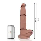 MR INTENSE Model 29 reālistisks dildo ar piesūcekni – 22.7 cm (9″) – miesas krāsa — Foto 2