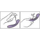 SVAKOM Margot ar app vadību, ar diviem motoriem, G-punkta vibrators – 21 cm (8.3″) – violets — Foto 11