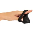 Erecto Cock Ring with Ball Stretcher – Black — Photo 6