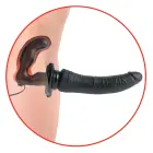 FFS Deluxe Penetrix Dual-Ended Vibrating Strap-On System – 19 cm (7.5″) – Black — Photo 5