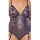 Cottelli Bondage bodis – violetinis – 3 XL — Nuotrauka 5